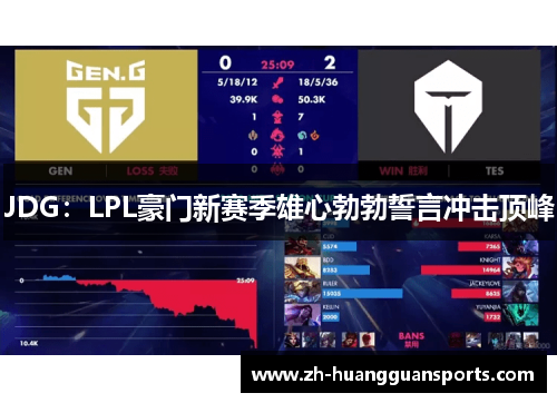JDG:LPL豪门新赛季雄心勃勃誓言冲击顶峰 JDG:LPL豪门新赛季雄心勃勃誓言冲击顶峰
